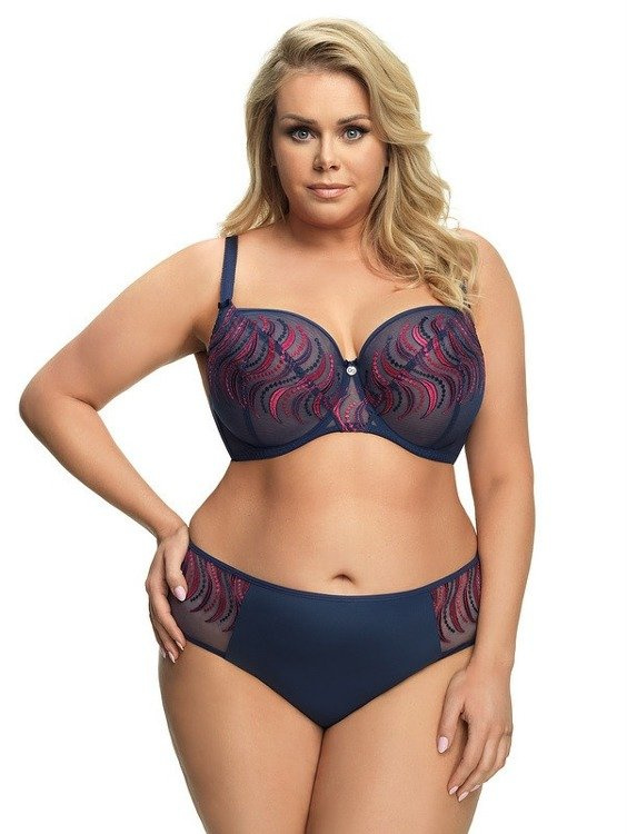 K 500 DESTINY Biustonosz Miękki Gorsenia -granatowy