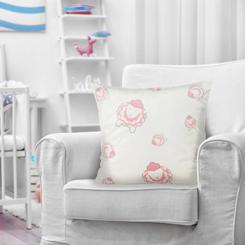 Poszewka dziecięca Kids 4 Design91 biały/pudrowy róż