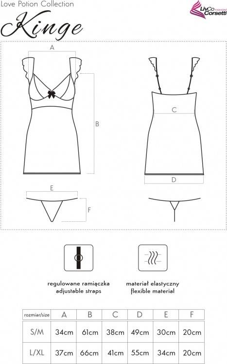 Komplet dwuczęściowy Kinge LC 99187 LivCo Corsetti Fashion