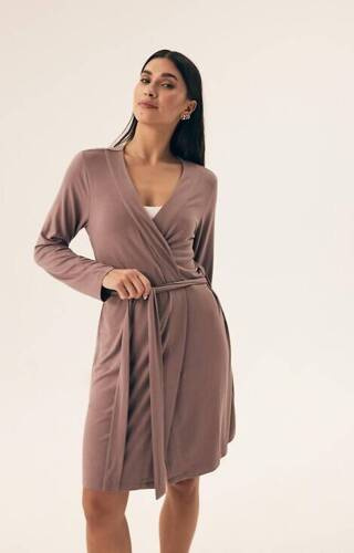 Szlafrok damski 42681 Noves Henderson - golden brown