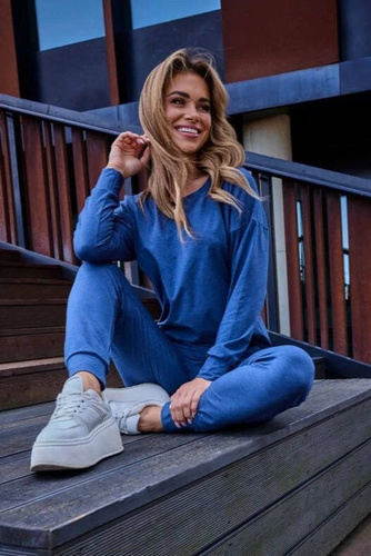 Komplet dresowy modal 800/404 Gabi Cornette jeans