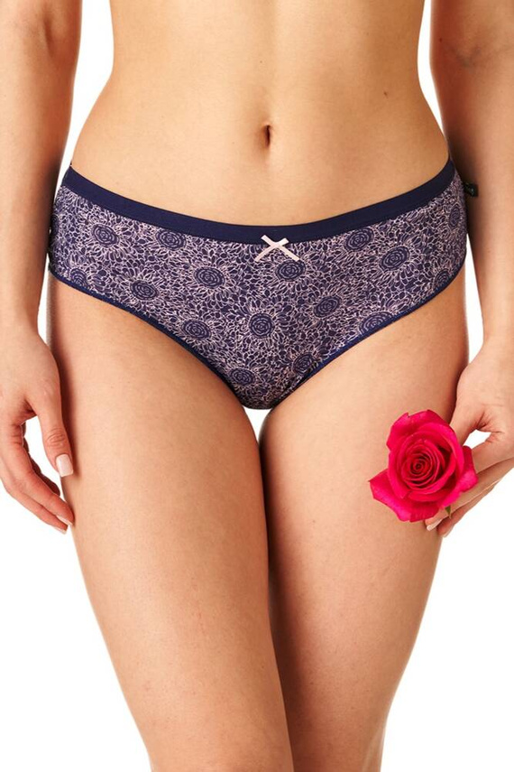 Figi damskie LPC 755 2-pak Key granatowy czerwony