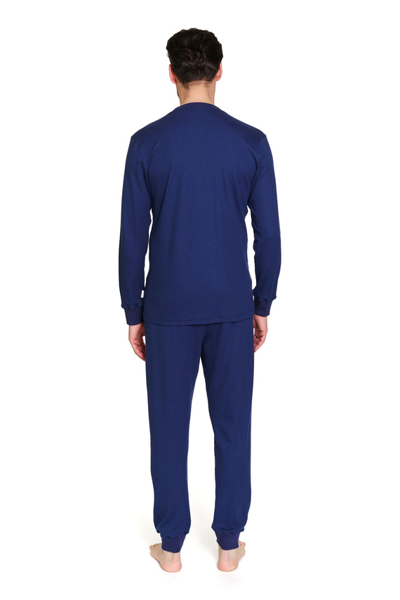 Bawełniana piżama męska Doctor Nap 7350 – wygoda i prosty krój