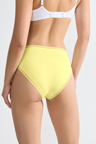 Figi Damskie GO Crush High leg C3P 3-pak Sloggi - V015 pomarańczowy