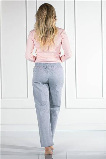 Piżama damska Linda Momenti Per Me pink-grey