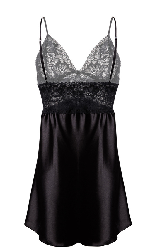 Halka satynowa Maddi DKaren - czarny