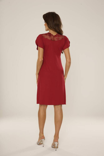 Koszulka nocna 754 Lilian De Lafense - bordowy