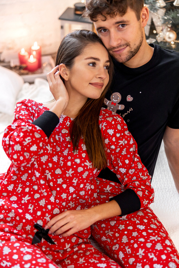 Piżama damska Sue Sensis - czerwony