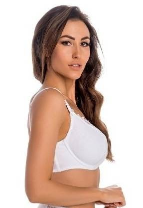 Biustonosz Półusztywniany Eco Exclusive Teyli - biały