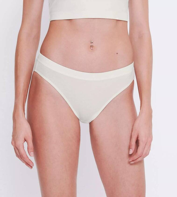 Figi Damskie 2-pak Casual High leg Sloggi Go - silk white