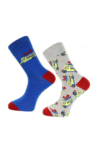 Skarpetki męskieCMLW350-019/2 Moraj - niebieski szary