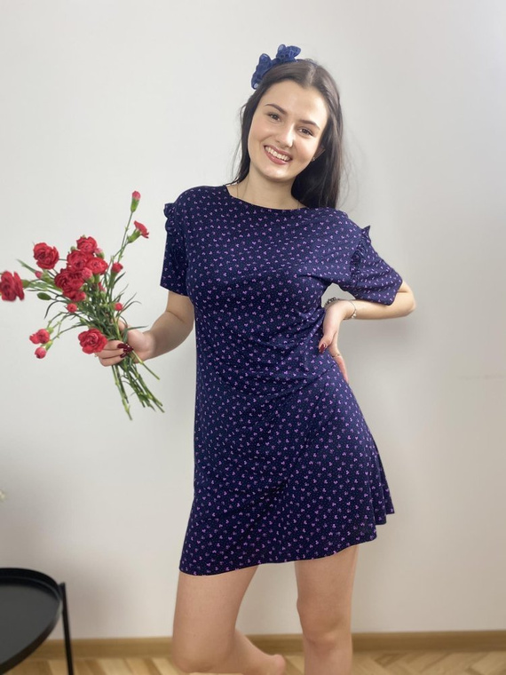 Koszula nocna 499 Olaya Forex - granat