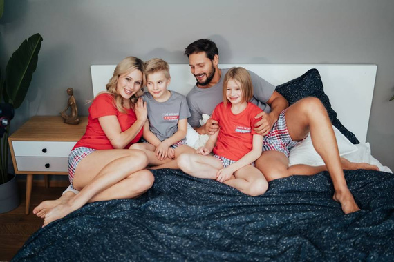 PDU.4432 Piżama dziecięca Unisex Doctor Nap - red