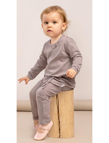 192140 Sara Bluzka z długim rękawem Nicol - grafit