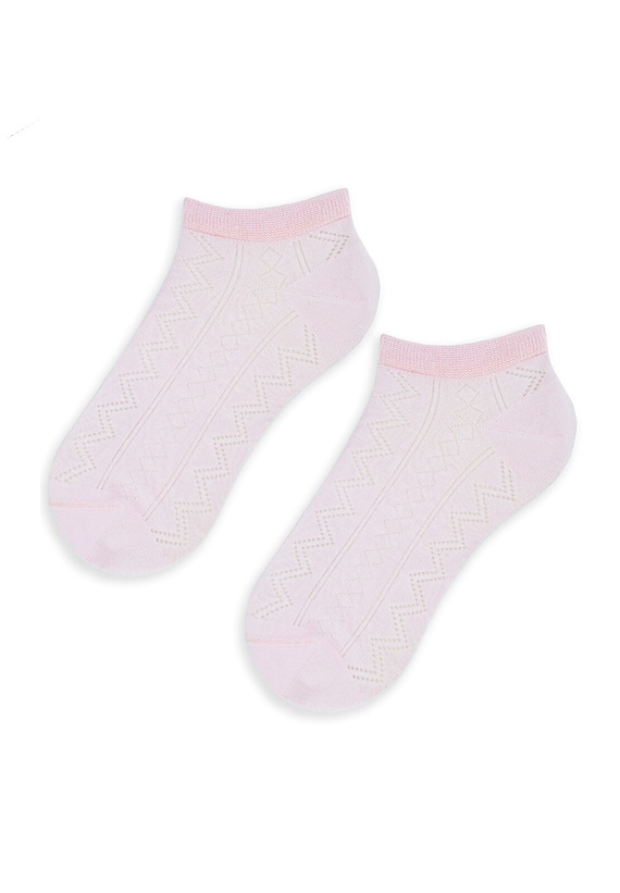 ST048 Bambusowe Skarpety Damskie Noviti- różówy