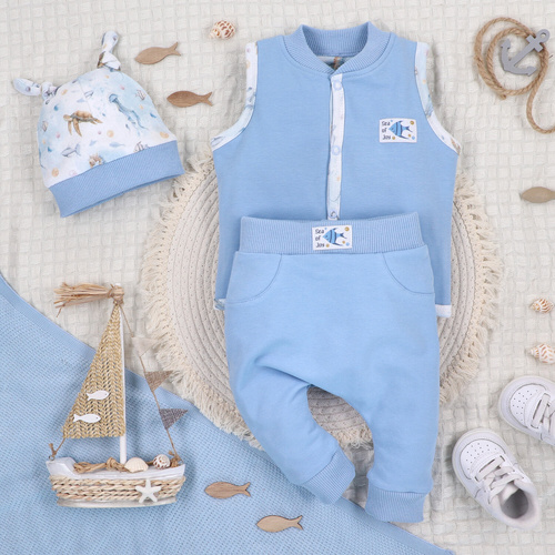 Nini Spodnie dresowe Sea Of Joy – organiczna bawełna, spodnie dla dzieci