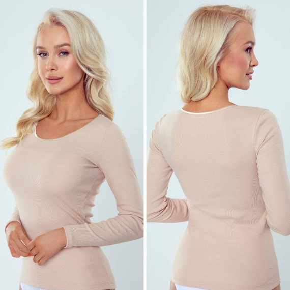 Bluzka Koszulka Irene Eldar-beżowy