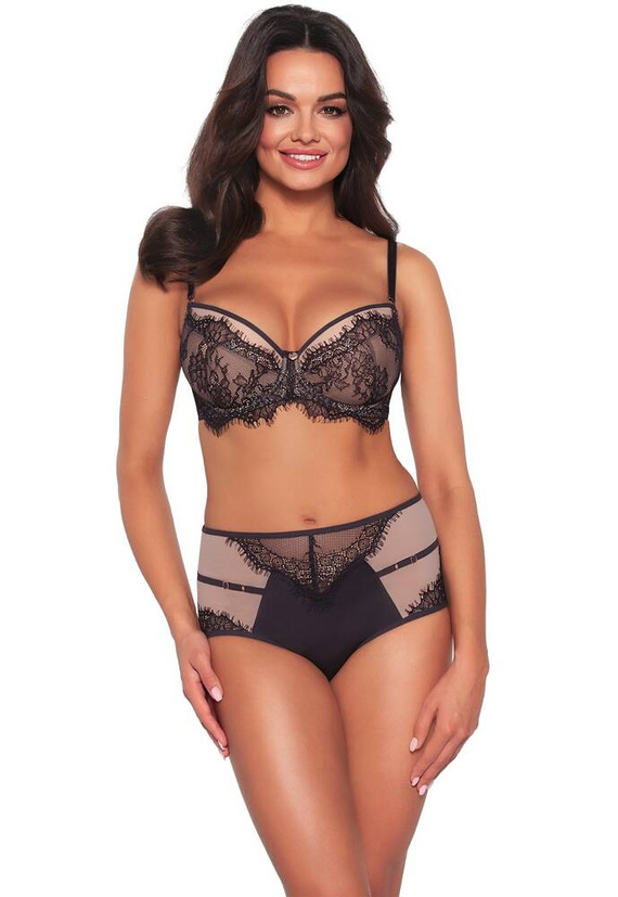 Biustonosz push-up 2007 Ava - czarny