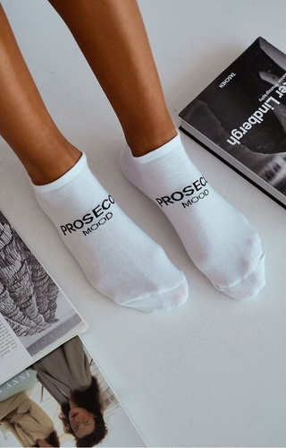 1146-077 Prosecco Mood Stopki damskie Milena - biały