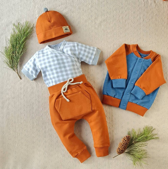 Bluza dresowa 2817 Jack Marija - brąz/turkus