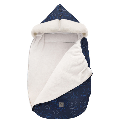 Śpiworek do fotelika Winter Pinokio - granat 