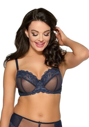 Biustonosz miękki soft 1993 maxi Ava granatowy