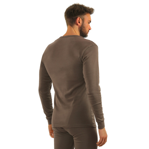 111 Podkoszulek bawełniany z długim rękawem Sesto Senso- grafitowy 