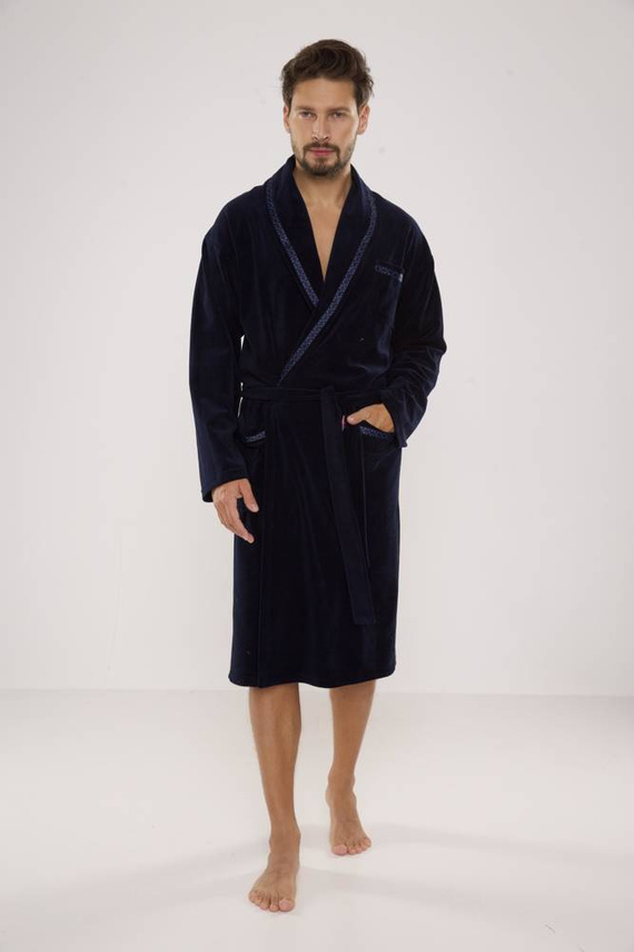 Szlafrok męski 666 Ronaldo forex - granat