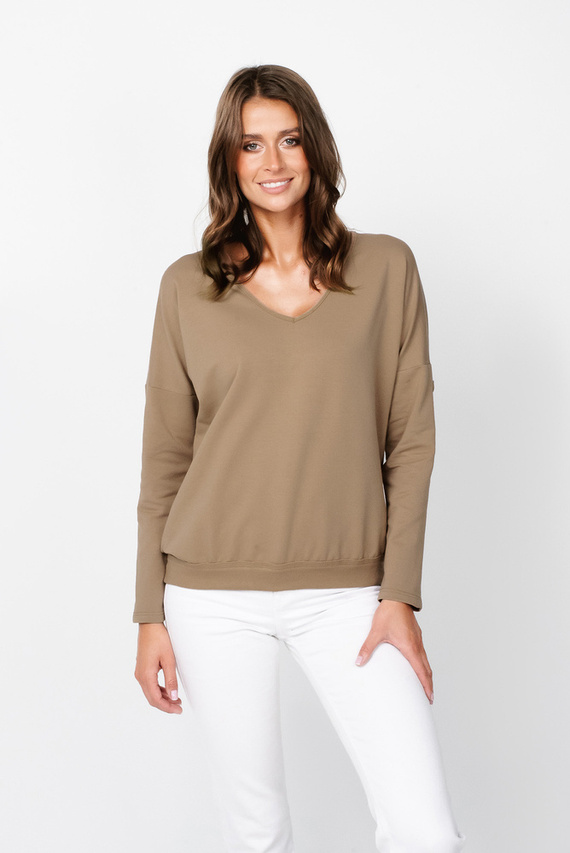 Bluza damska Karina Italian Fashion - camel