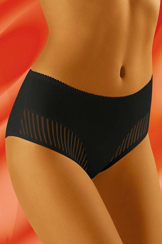 Figi damskie Eco-QI Wol-Bar - czarny