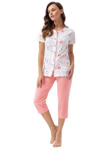 Piżama Damska 476  LUNA różowy