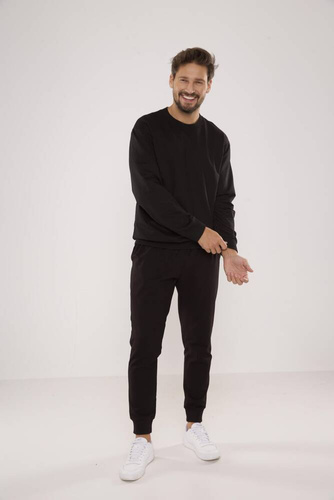 Bluza męska dresowa 728 Just Forex - czarny