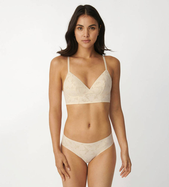 Majtki typu hipstery Zero Lace Sloggi- fresh powder