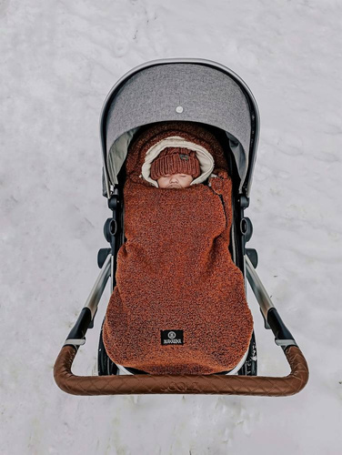 Śpiworek do wózka Alpaka Toffy Makaszka