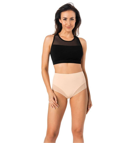 Figi z wysokim stanem 3-Pak 1123-3 Filly Teyli -  biały/czarny/beżowy