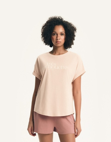 Piżama 44487 Emela Henderson – Bawełniana, krótki rękaw, szorty, regulowany pas