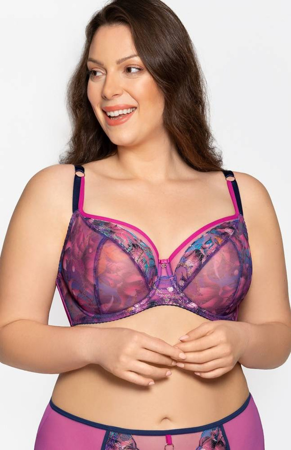 Gorsenia Biustonosz miękki K 723 Cassie - fioletowy