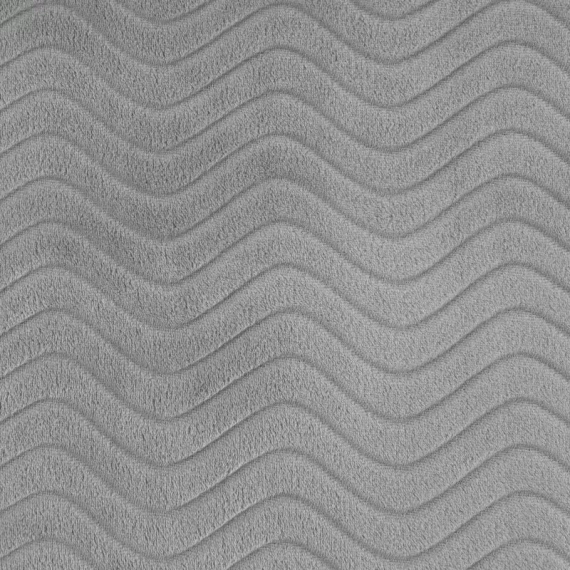 Koc narzuta z frędzlami Emma Eurofirany srebrny