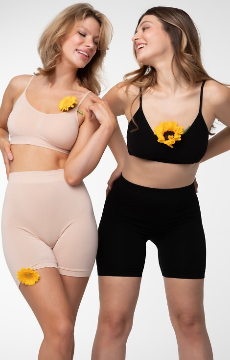 Figi Bermuda Shorts Bamboo Julimex - beżowy