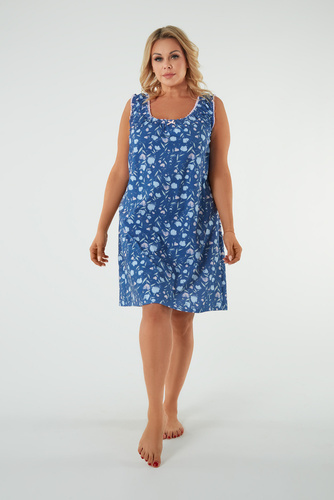 Koszula nocna, szerokie ramiączko Tulip Italian Fashion - druk