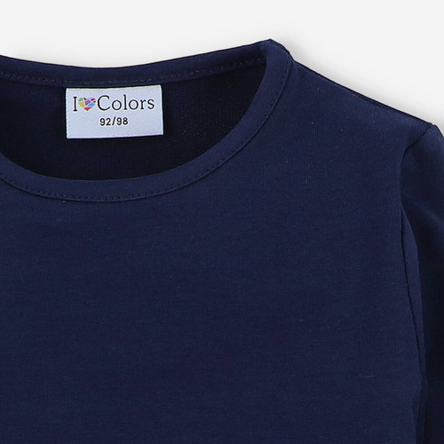 Bluza dresowa I love Colors - granatowy