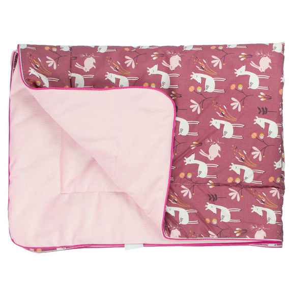 Kocyk niemowlęcy Papugi Martex zielony