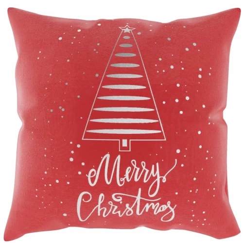 Poszewka świąteczna Tree Merry Christmas Spod Igły i Nitki czerwony
