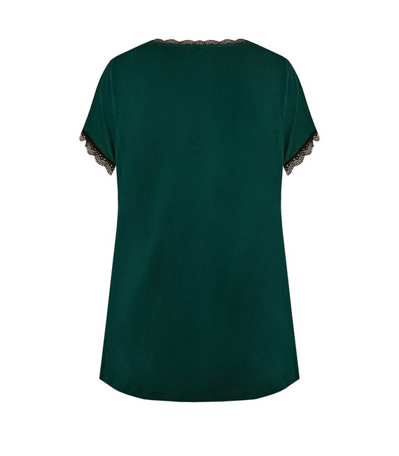 Margot Mix&Match Koszulka Piżamowa Gładka Nipplex - zielony