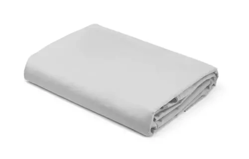 Prześcieradło satynowe z gumką jPure ednobarwne Detexpol srebrny