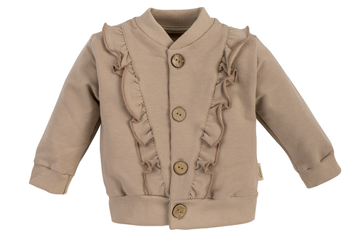 Dres niemowlęcy "Girl Latte" Makoma brązowy  