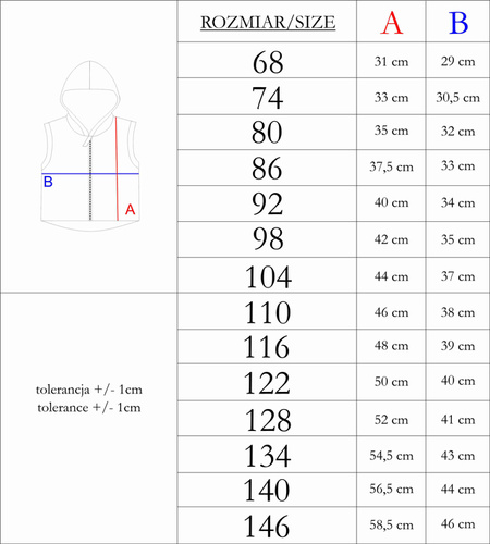 Kamizelka dresowa z kapturem 213272 Nelly Nicol