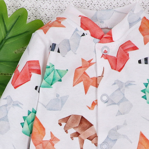 Pajacyk z bawełny organicznej Fun Origami Nini 