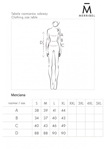 Sukienka damska Merciana 85198 Merribel - black