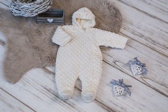 Minky kombinezon niemowlęcy Terjan - szary